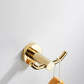 4 Pieces Traditional Bathroom Accessory Set Brass Bathroom Set in Matte Gold