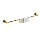 4 Pieces Traditional Bathroom Accessory Set Brass Bathroom Set in Matte Gold