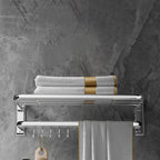 Modern Bathroom Accessory as a Single Item or in a Set Polished Chrome Bath Set