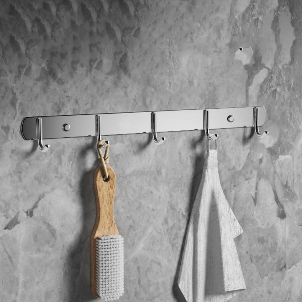 Modern Bathroom Accessory as a Single Item or in a Set Polished Chrome Bath Set
