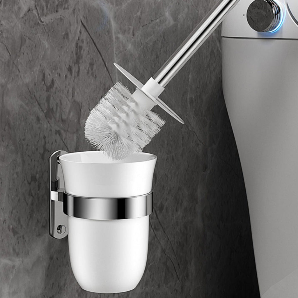 Modern Bathroom Accessory as a Single Item or in a Set Polished Chrome Bath Set