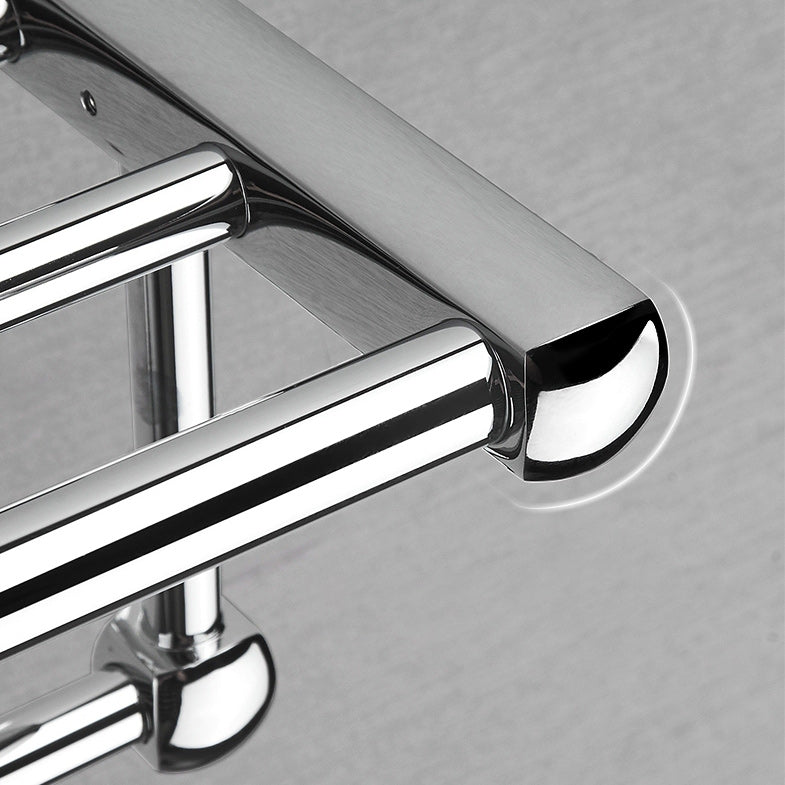Polished Chrome Modernism Bathroom Accessory Set Bath Shelf / Towel Bar / Bathrobe Hook Included