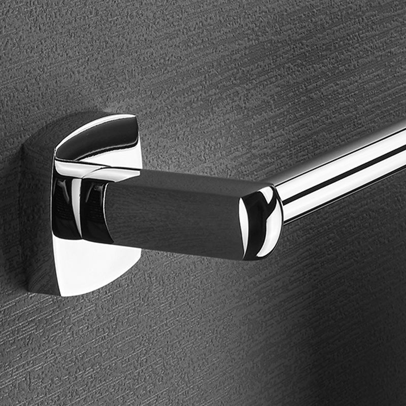 Polished Chrome Modernism Bathroom Accessory Set Bath Shelf / Towel Bar / Bathrobe Hook Included