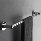 Polished Chrome Modernism Bathroom Accessory Set Bath Shelf / Towel Bar / Bathrobe Hook Included