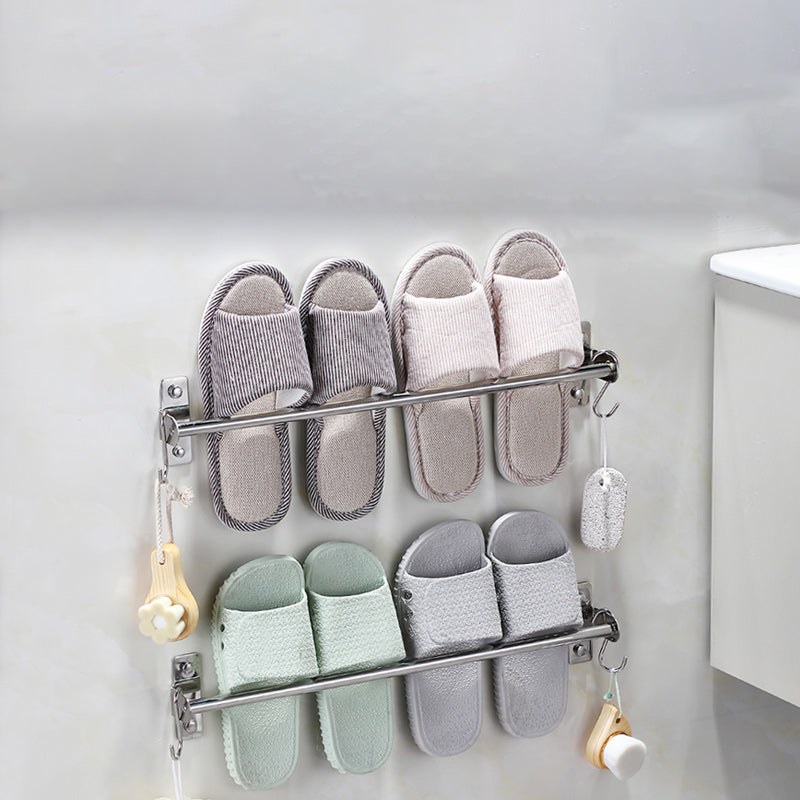 3-piece stainless steel bathroom accessory set Modern chrome object stand