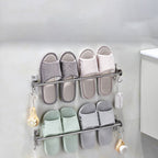 3-piece Stainless Steel Bathroom Accessory Set Modern Chrome Object Stand