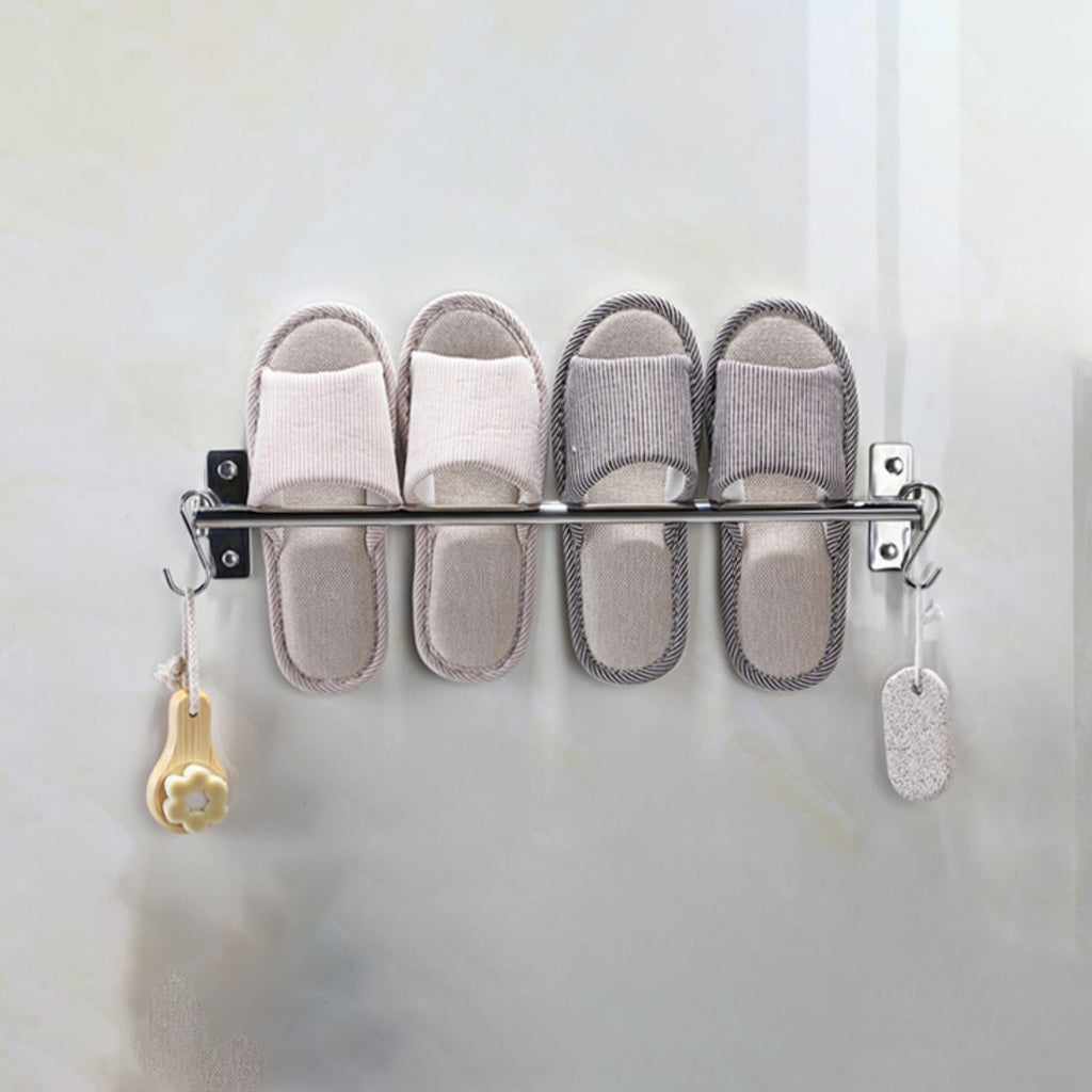 3-piece stainless steel bathroom accessory set Modern chrome object stand