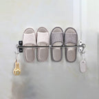 3-piece stainless steel bathroom accessory set Modern chrome object stand