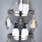 Modern Stainless Steel Bathroom Accessory Set Rectangular & Triangle Bathroom Shelf