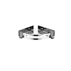 Modern Stainless Steel Bathroom Accessory Set Rectangular & Triangle Bathroom Shelf