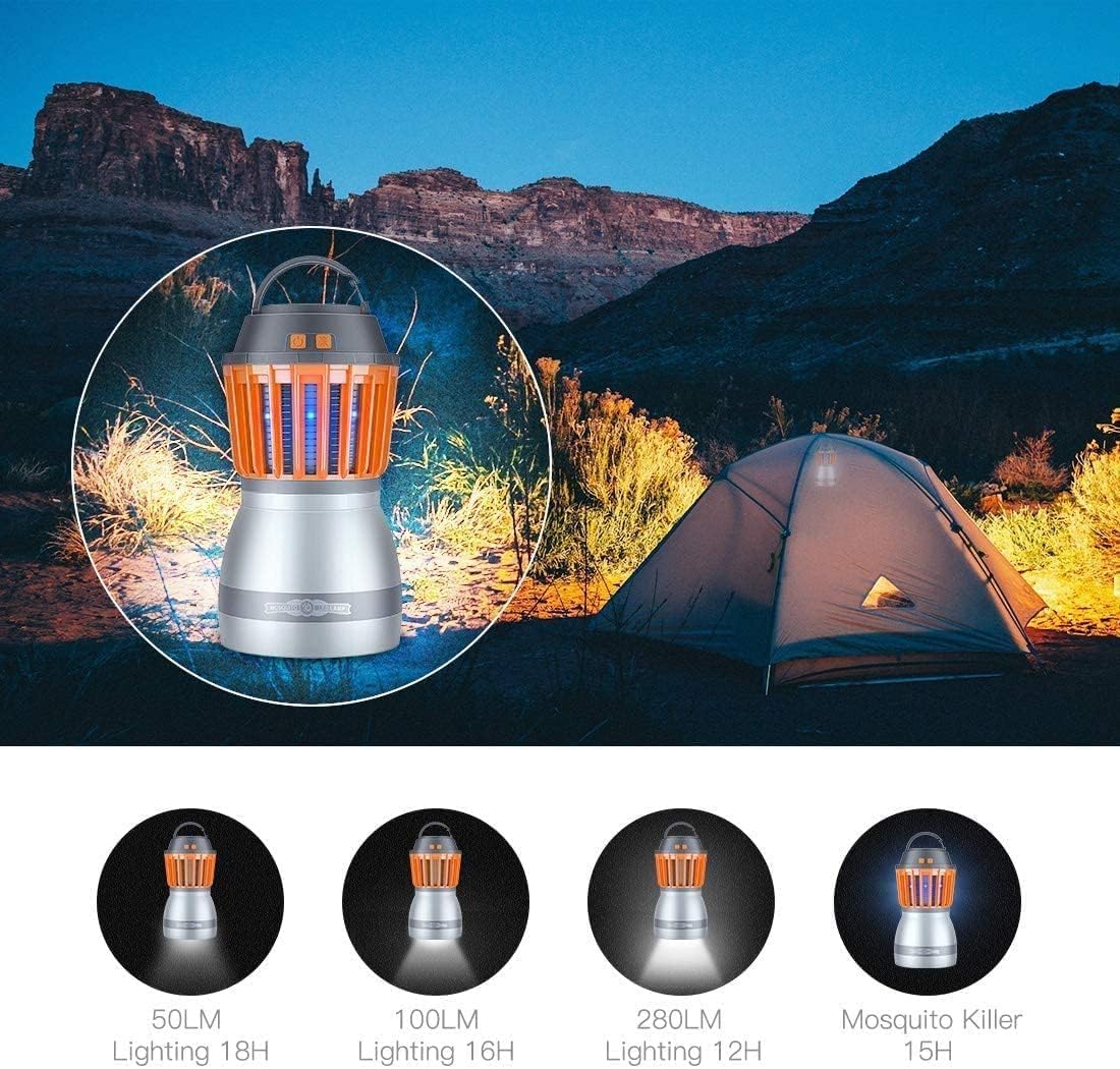 Solar LED Mosquito Lamp with Integrated Lantern – Effective Insect Protection and Lighting for Garden and Camping
