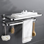 Modern Bathroom Accessory Set Made of Chrome-Plated Stainless Steel with Bathrobe Hook/Towel Bar