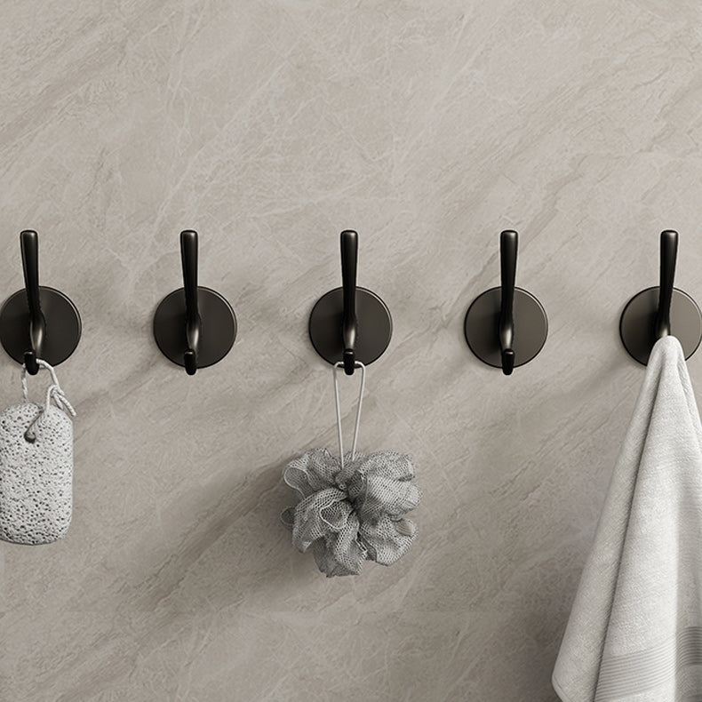 10-piece Bathroom Accessory Set Modern Matt Gray Bathrobe Hooks