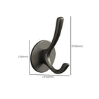 10-piece Bathroom Accessory Set Modern Matt Gray Bathrobe Hooks