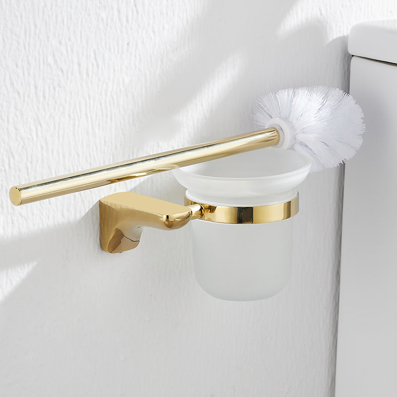 2-piece metal bathroom accessory set traditional toilet brush and holder set