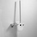 2-piece metal bathroom accessory set traditional toilet brush and holder set