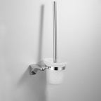 2-piece metal bathroom accessory set traditional toilet brush and holder set