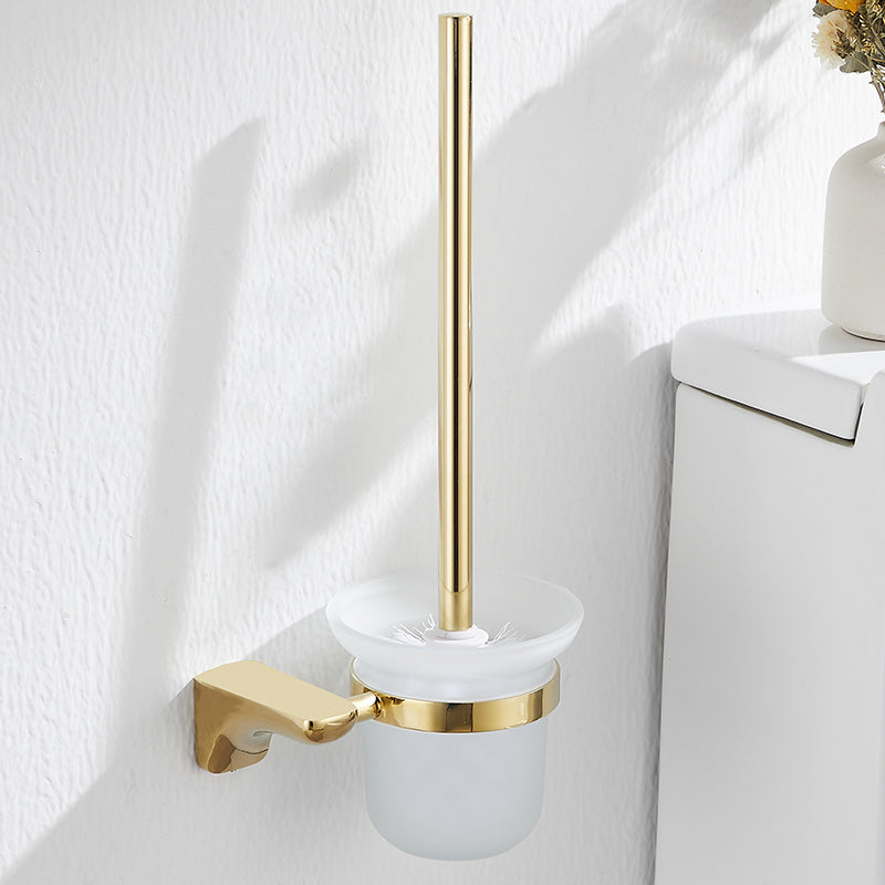 2-piece metal bathroom accessory set traditional toilet brush and holder set