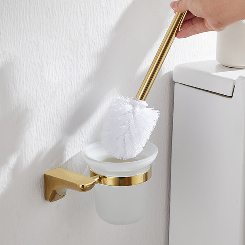 2-piece metal bathroom accessory set traditional toilet brush and holder set