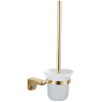 2-piece metal bathroom accessory set traditional toilet brush and holder set