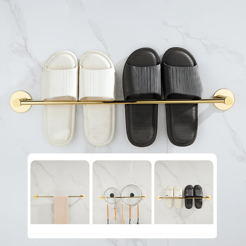 2-piece bathroom accessory set modern stainless steel slipper rack