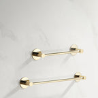 2-piece bathroom accessory set modern stainless steel slipper rack