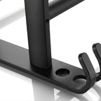 Modern Black Bathroom Accessory Set Tissue Holder Towel Bar Bathroom Fittings Set