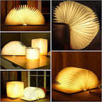 LED Book Lamp - Magical Reading Light for Home Decor & Nightstand Use