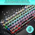 87-Key Mechanical Gaming Keyboard RGB Backlit Blue Switch