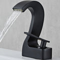 Modern Single-Lever Basin Faucet Bathroom Brass Central Faucet