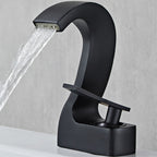 Modern Single-Lever Basin Faucet Bathroom Brass Central Faucet