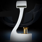 Modern Single-Lever Basin Faucet Bathroom Brass Central Faucet