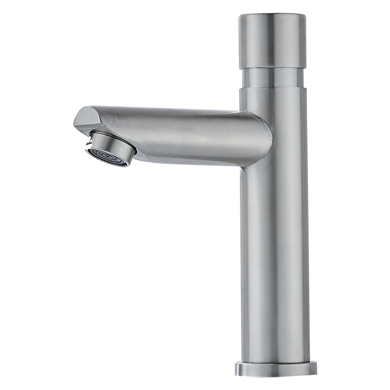 Modern Low Arc Basin Faucet with Single Lever Bathroom Sink Faucet
