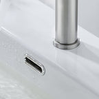 Modern Low Arc Basin Faucet with Single Lever Bathroom Sink Faucet
