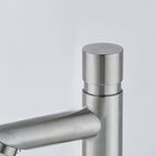 Modern Low Arc Basin Faucet with Single Lever Bathroom Sink Faucet