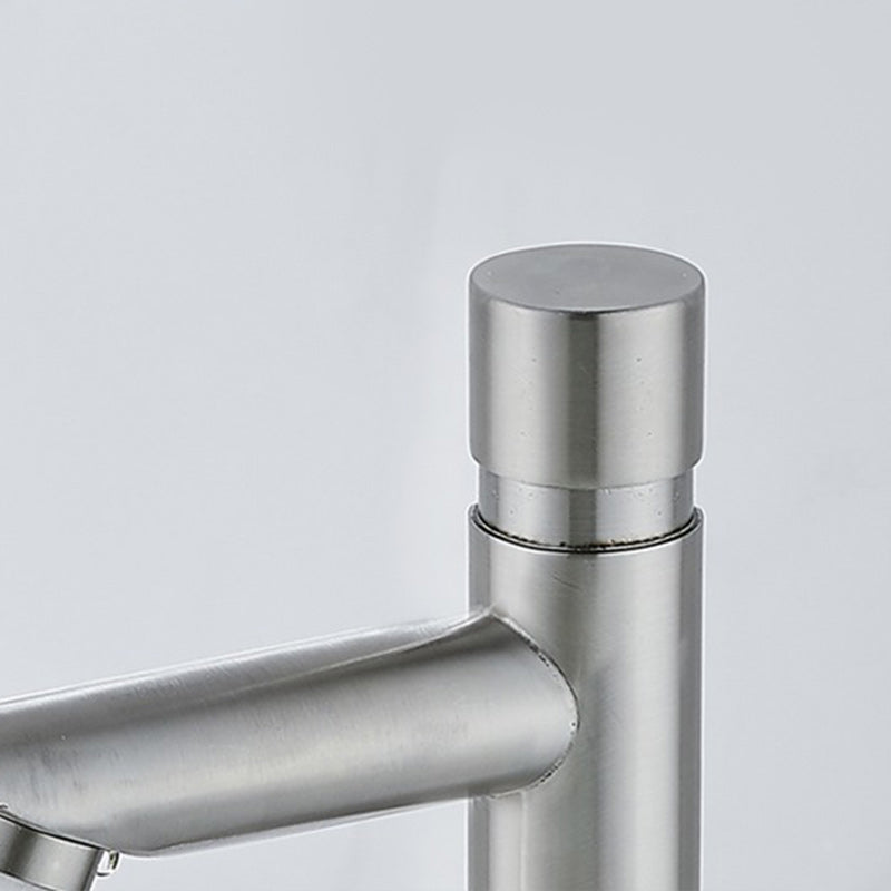 Modern Low Arc Basin Faucet with Single Lever Bathroom Sink Faucet