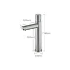 Modern Low Arc Basin Faucet with Single Lever Bathroom Sink Faucet