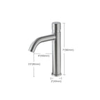 Modern Low Arc Basin Faucet with Single Lever Bathroom Sink Faucet