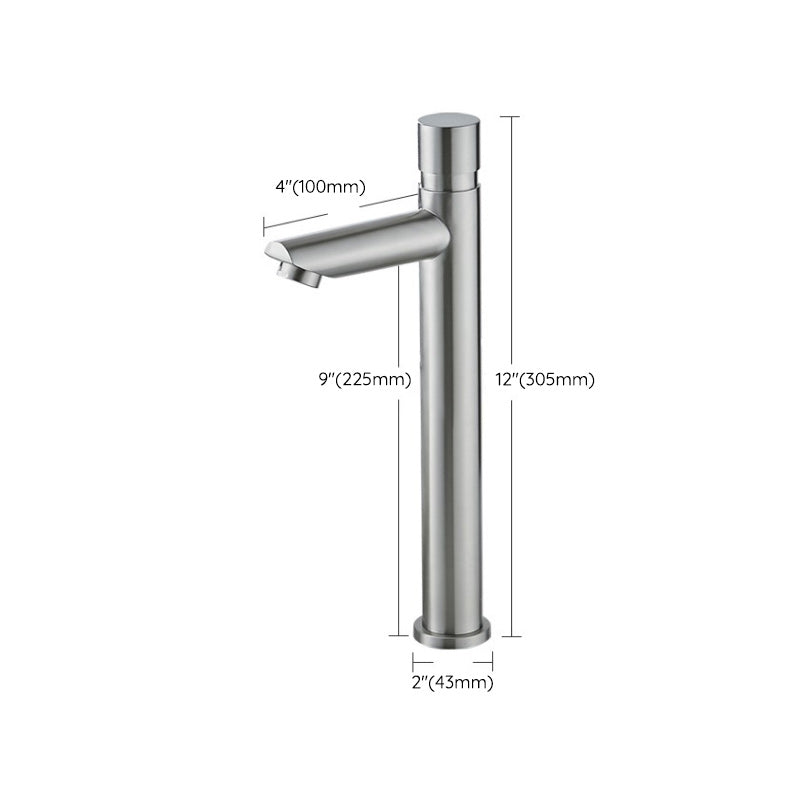 Modern Low Arc Basin Faucet with Single Lever Bathroom Sink Faucet