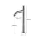 Modern Low Arc Basin Faucet with Single Lever Bathroom Sink Faucet