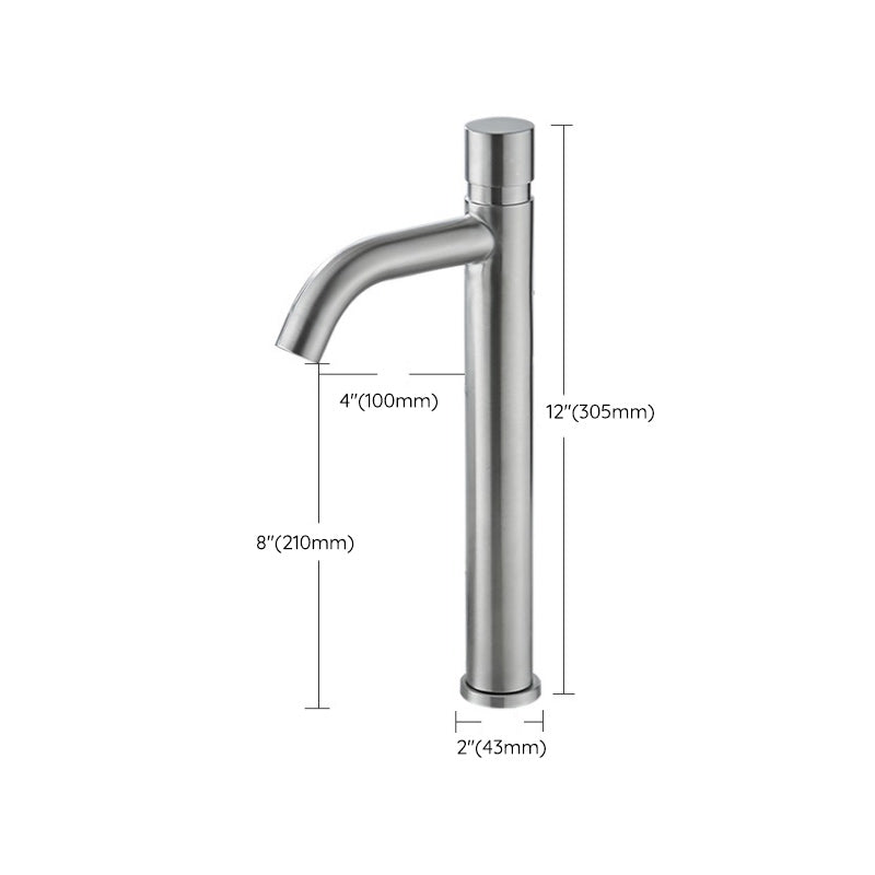 Modern Low Arc Basin Faucet with Single Lever Bathroom Sink Faucet