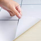 Square Grid Mosaic Tiles waterproof Peel-and-Stick Tile for backsplash