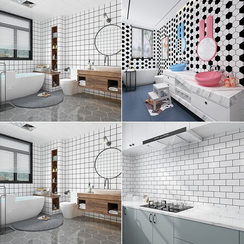12" x 24" marbling single plate waterproof backsplash wall tile for bathroom