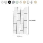 12" x 24" marbling single plate waterproof backsplash wall tile for bathroom