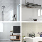 Marble Effect Single Tile 30 cm x 60 cm Waterproof Back Tile Rectangular Wall Tile
