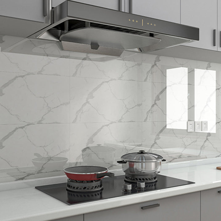 Marble Effect Single Tile 30 cm x 60 cm Waterproof Back Tile Rectangular Wall Tile