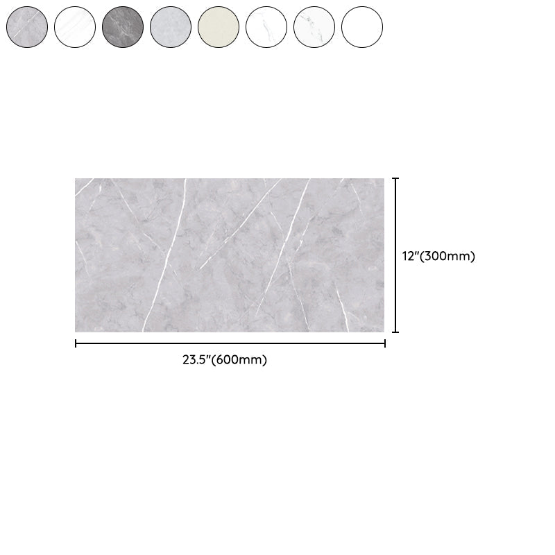 Marble Effect Single Tile 30 cm x 60 cm Waterproof Back Tile Rectangular Wall Tile