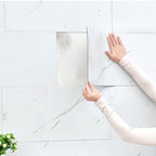 Individual Tiles Wallpaper PVC Waterproof Peel and Stick Tiles Wall Tile