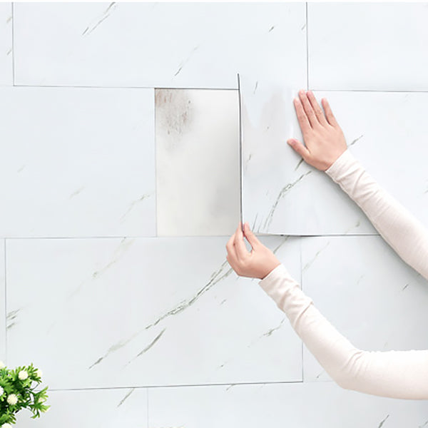 Individual Tiles Wallpaper PVC Waterproof Peel and Stick Tiles Wall Tile