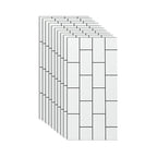 Individual Tiles Wallpaper PVC Waterproof Peel and Stick Tiles Wall Tile